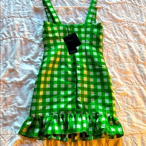 Never before worn Cynthia Rowley green dress